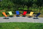 Folding Garden Beach Camping Recliner Sun Lounger Swing Sling Chair Comfortable