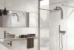 Modern Wall Indoor Outdoor Porcelain Tiles Marble Look Like Grey Color