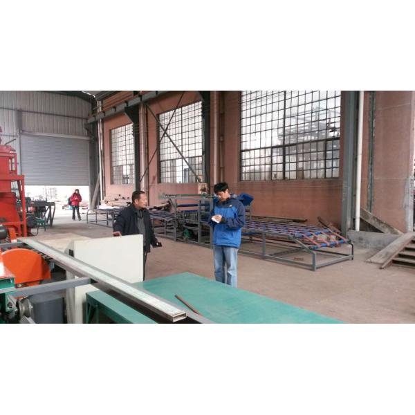 54KW MgO Board Production Line Interior Partition Wall Board Making Machine