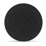 Round Type Non Slip Custom Printed Fitness Gym Sports 4 mm Natural Rubber PU