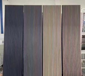 Wholesale Soundproof Akupanel Black Oak Acoustic Slat Wall Panels For Interior Wall Decoration from china suppliers