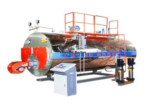 Wholesale 2000kg / H 2t 10 Bar Industrial Gas Oil Fired Horizontal Steam Boiler For Food Factory from china suppliers