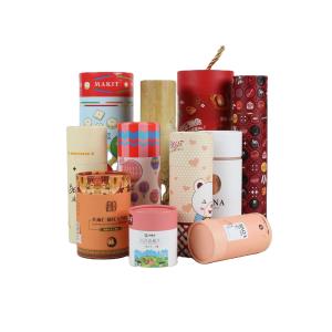 Wholesale Reusable Leakproof Cardboard Cylinder Packaging , Ultraportable Eco Tube Packaging from china suppliers