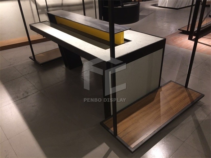 Acrylic Clothing Display Rack Garment Store Interior Display Furniture