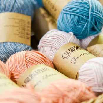 80% Cotton 20% Acrylic 1/2.6NM Joy Yarn Super Soft And Warm For Baby Skin