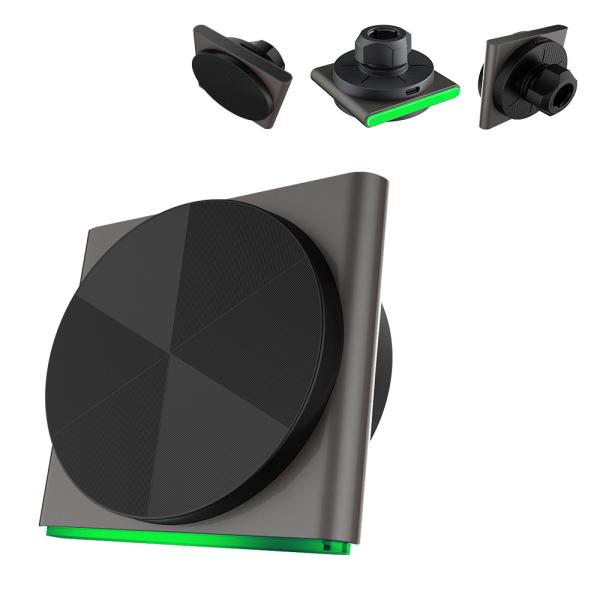 Ambient Iphone Magnetic Car Mount 15w Wireless Charger Ultra-Thin Design Fast