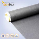 Neoprene Coated Fiberglass Chemical Resistant Fabric 0.5mm Black Color Weather