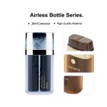 20ml Airless Bottles Cosmetic Packaging 105mm Vacuum Black Pump Bottle