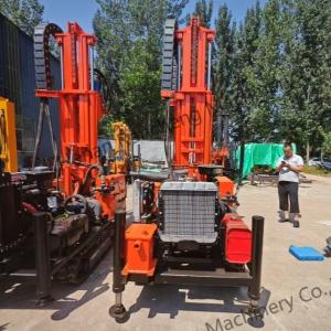Wholesale 200m Dth Mud Drilling Trailer Mounted Water Well Drilling Rig With 45kw Diesel from china suppliers