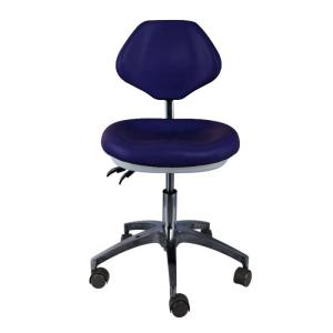 Wholesale Dental Clinic Doctor Assistant Stool Pu Leather Comfortable Seat Blue Color Dentist Stool from china suppliers