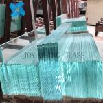 Custom 3mm Low Iron Extra Clear Safety Toughened Glass