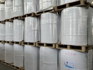 Wholesale 100% Imported Virgin Wood Pulp Thermal Paper Jumbo Rolls For ATM / POS Roll from china suppliers