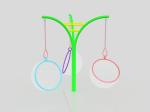 Customized 15 Children Metal Outdoor Play Structure Children'S Inclusive