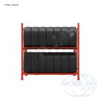 Customized Powder Coating Steel Pallet Tyre Rack Storage Stacking Truck Tire