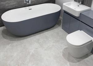 Wholesale 4.0mm Waterproof Spc Flooring Stone Tile For Bathroom Aging Resistance from china suppliers