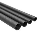 100% 3K Carbon Fibre Rod Tube Glossy Twill Surface Light Weight