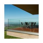 Balcony Stainless Glass Railing Laminated Pool Safe Glass Fencing