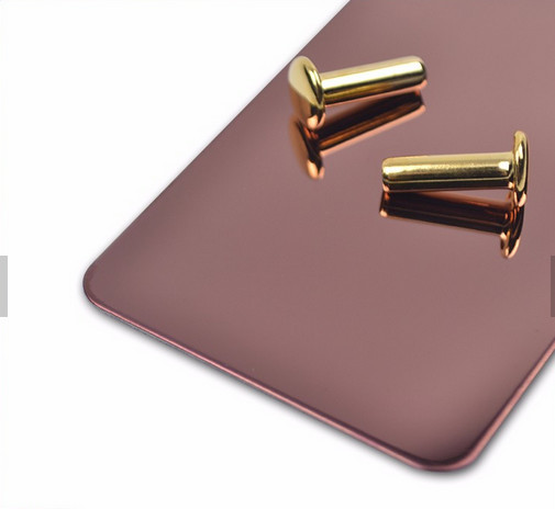 AISI 304 316Pvd Golden Color Coating Stainless Steel Sheet From Foshan
