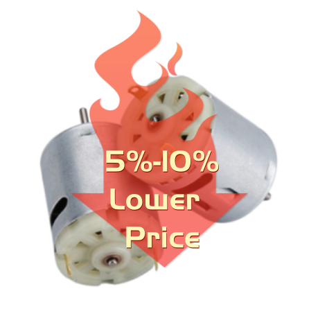 3V 6V 12V Custom 370 DC Vibrating Motor Sector shaped Micro miniature Vibration Motor