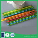 in star print paper drink straw dispenser bulk 198 mm length