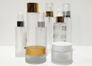 Wholesale Customization Cosmetic Pump Bottle Sets Empty Glass Cream Jar And Bottle 30ml -150ml from china suppliers