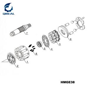 Wholesale HMGE38 Series Spare Parts Travel Motor Kits from china suppliers