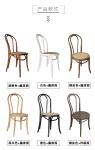 High Back Restaurant Solid Wood Chairs / Upholstered Wooden Dining Chairs