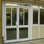 Tempered Glass Aluminum Hinged Door 1.4mm To 2.0mm