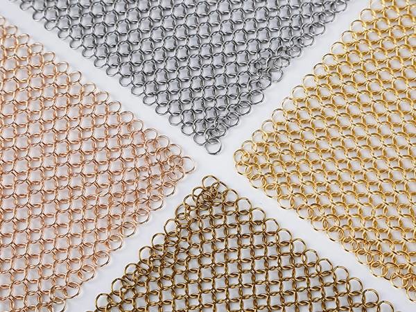 Hotel Stainless Steel Ring Mesh Curtain Decorative Chain Mail Mesh