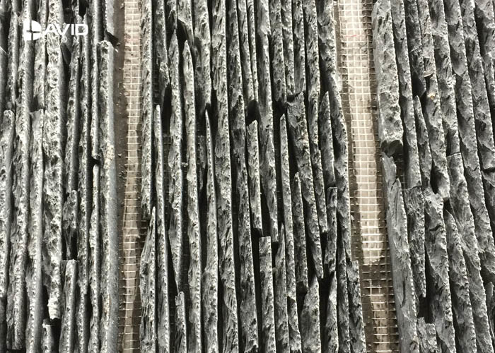 Exterior Slate Cultured Stone For Garden Fountain Decoration Fade Resistance