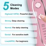 USB Charging Water Flosser for Portable and Waterproof Dental Cleaning