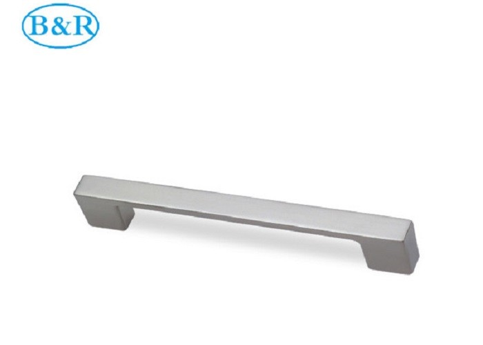 Aluminum Alloy Kitchen Cabinet Handles 128 / 160 Mm Hole Distance