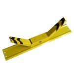 Yellow And Black Powder Coated Steel Car Parking Space Lock