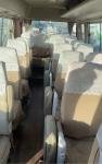Turbo Charger Engine 25 Seater Used Toyo ta Coaster 30 Seater Bus For Africa