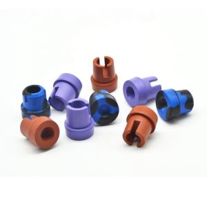 Wholesale Purple Silicone Stopper 13mm 16mm Test Tube Stopper With Hole from china suppliers