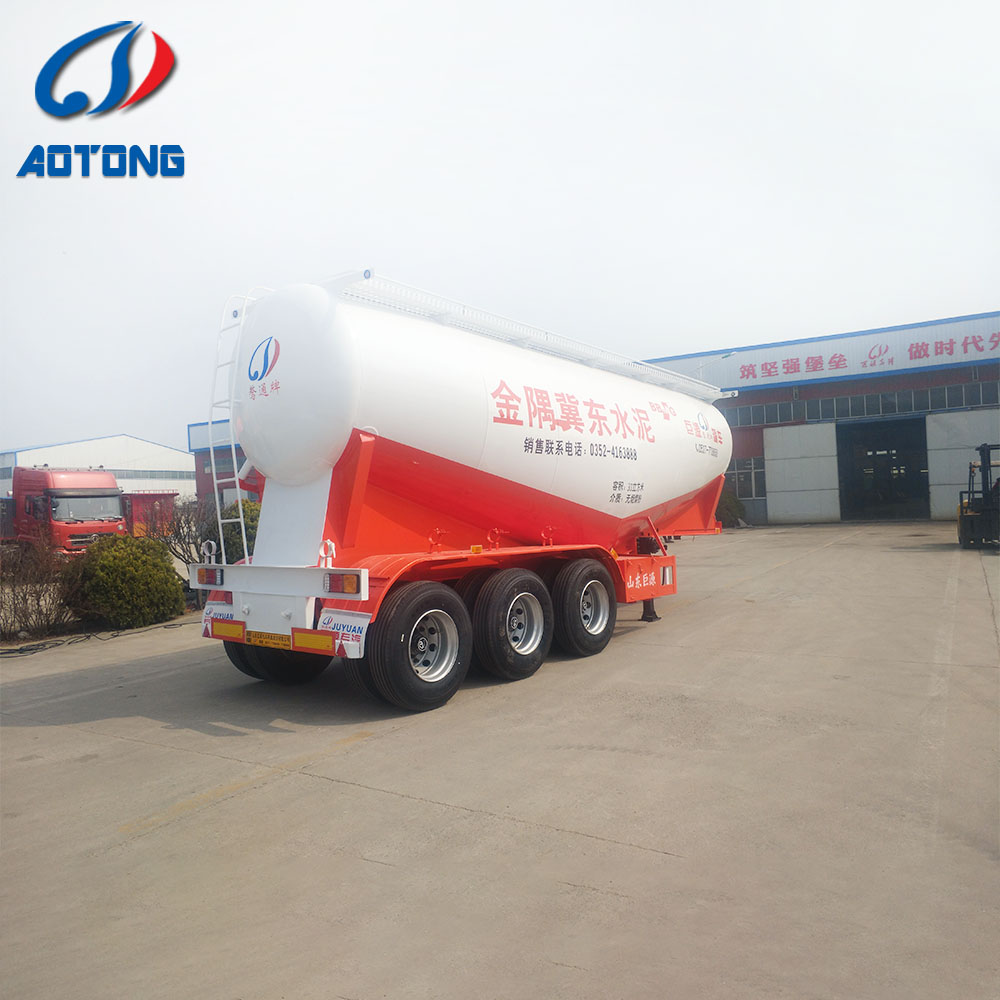 3 Axles 40ton Bulk Cement Tank Trailer for Cement Transport Durable and Long-Lasting