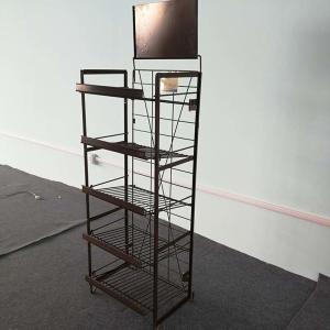 Wholesale Advertising Helf Display Rack , Promotion Metal Wire Display Stands from china suppliers