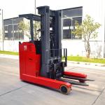 Retractable Electric Reach Truck For Narrow Aisles Stacking 8m Lift Height