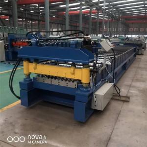 Wholesale Color Steel Corrugated Roofing Wall Iron Sheet Making Metal Sheet Roll Forming Machine from china suppliers