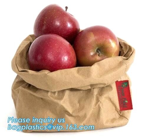 Cheap Lightweight Cheap Brown Custom Made Print Logo Water-proof Tyvek Paper Tote Shopping Bageco reusable promotion gif