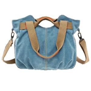 Wholesale Versatile Retro Dumpling Shape Canvas Womens Tote Bags from china suppliers