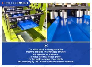 Wholesale Cr12 Snap Lock Metal Roofing Machine 5.5KW Standing Seam Forming Machine from china suppliers