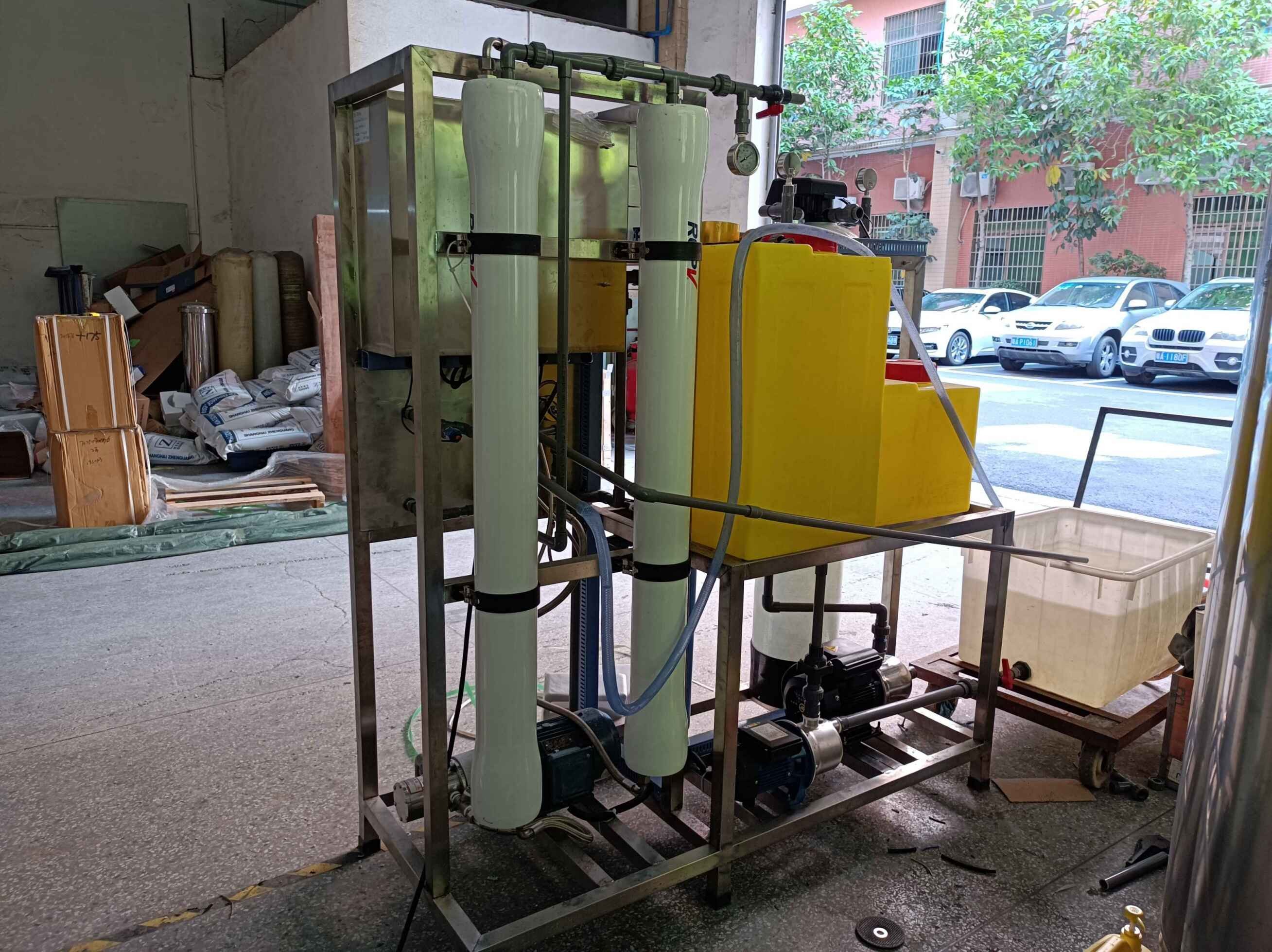 5000LPD Portable Sea Water Treatment System Desalination Plant Salt Water Treatment To Drink