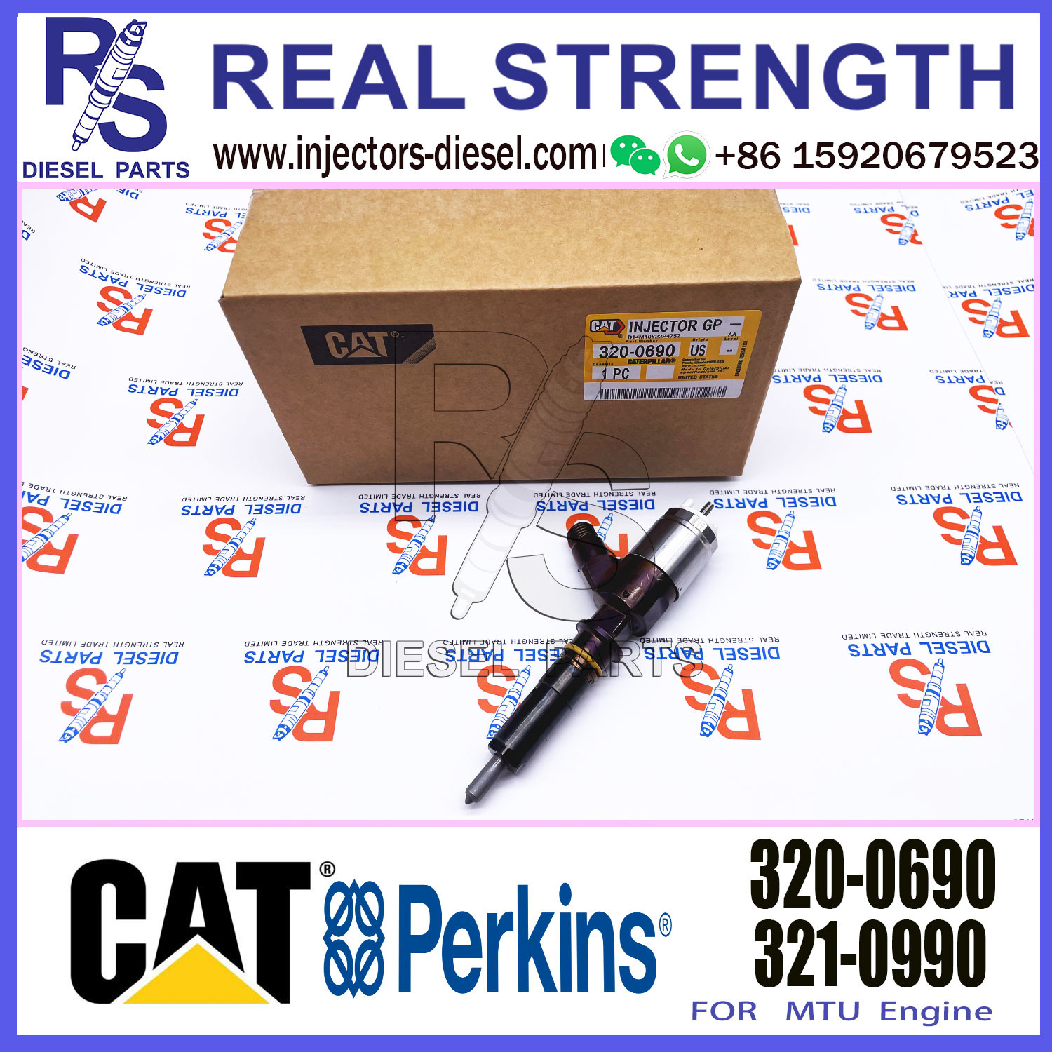 Common Rail Injector 320-0690 Fuel Injector Assembly 10R-7673 3200690 264A749 For Caterpillar CAT C6 Engine