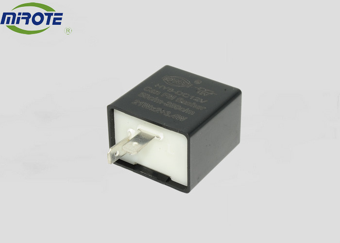2 Point Waterproof Digital Turn Signal Flasher With Black Cover 3.5cm*3.5cm*2.4cm Cube