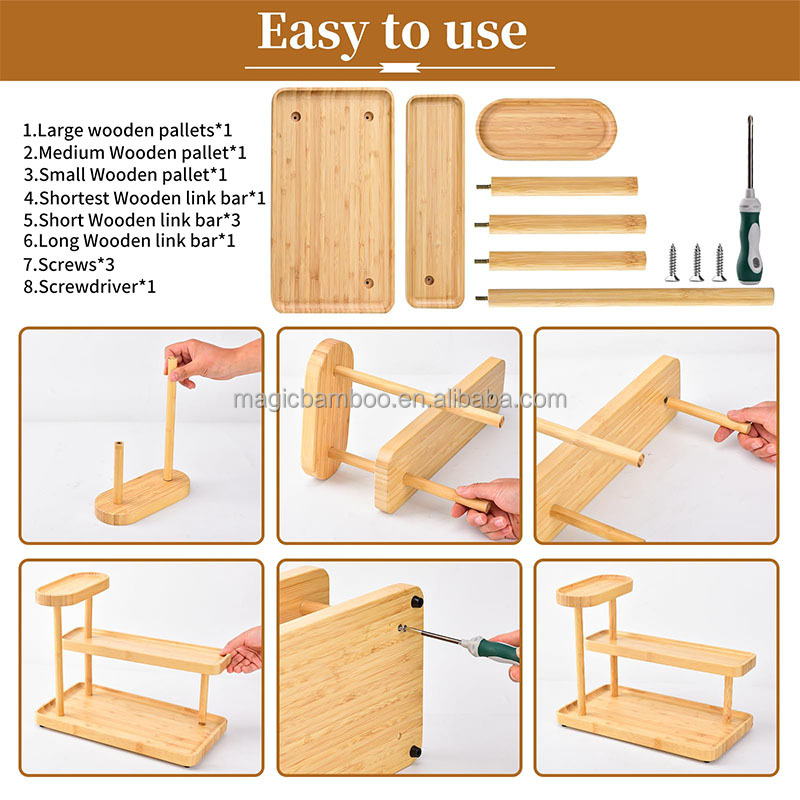 Compact Bamboo Perfume Display for Office Bedroom Kitchen Port of Loading xiamen port