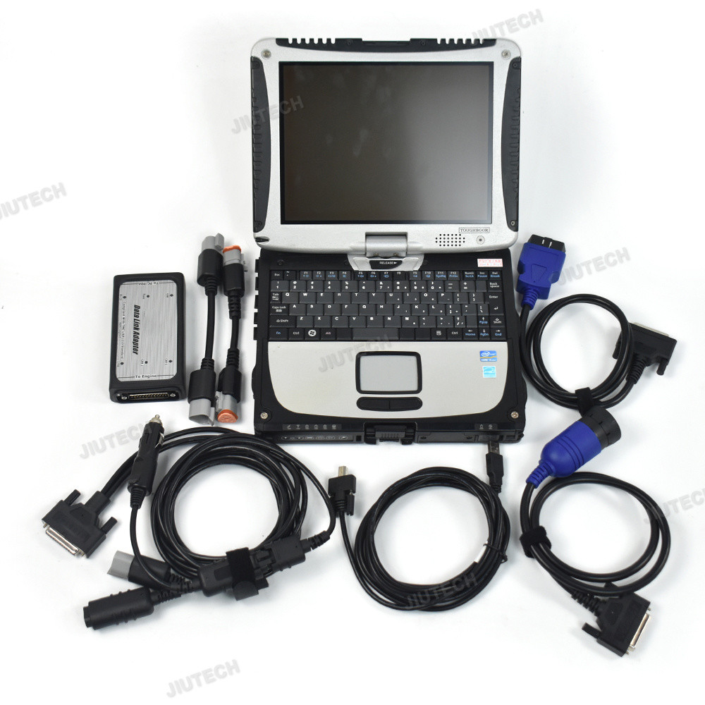 for Cummins Diagnostics Complete INLINE Heavy Duty Truck Diagnostic Tools For INLINE 6 V8.7 V7.62 Data Heavy Duty for INLINE6 with CF19 laptop