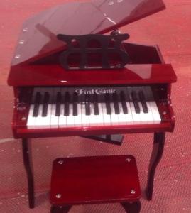 Wholesale 30 Key Solidwood brown Grand Toy wooden piano Kid toy mini piano FS30 from china suppliers