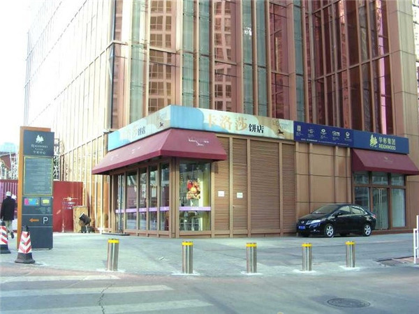 Heavy Duty IP68 Dia 324mm Automatic Rising Bollards For Hospitals / Airports