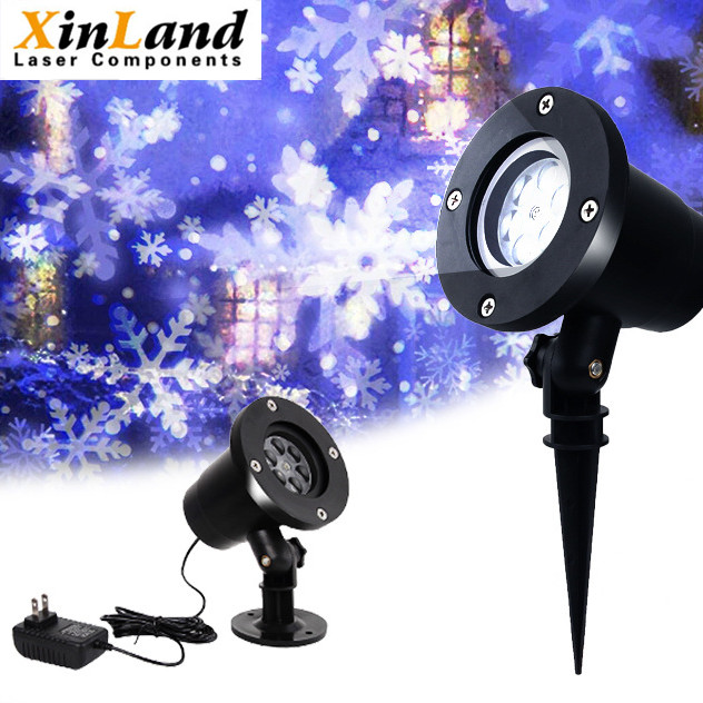 Christmas Snowflake Projector Lights Outdoor Waterproof Decorative Landscape